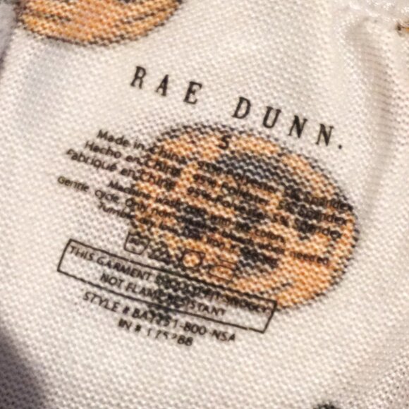 Rae Dunn 2 Piece Pajama Set Orange Trick or Treat Halloween Kids Size 5 - Picture 6 of 6